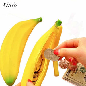 Lovely Silicone Banana Tie Zipper Coin Purses Multifunctio Wallets Famous Brand Women Wallet Billeteras Para Mujer Carteira