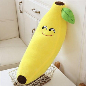 Funny Creative Cartoon Banana Stuffed Soft Pillow Sofa Cushion Baby Lovely Plush Doll Kids Fruit Toys Children Birthday Gifts